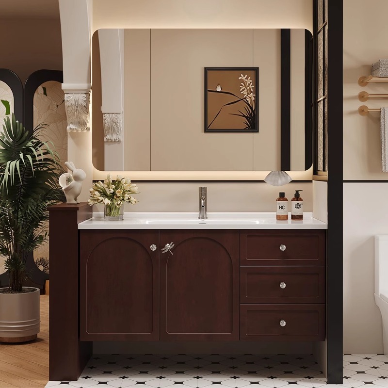 Home Bathroom Vanity Combo - duvar hamaki banyo dolabı düzenleyici depolama