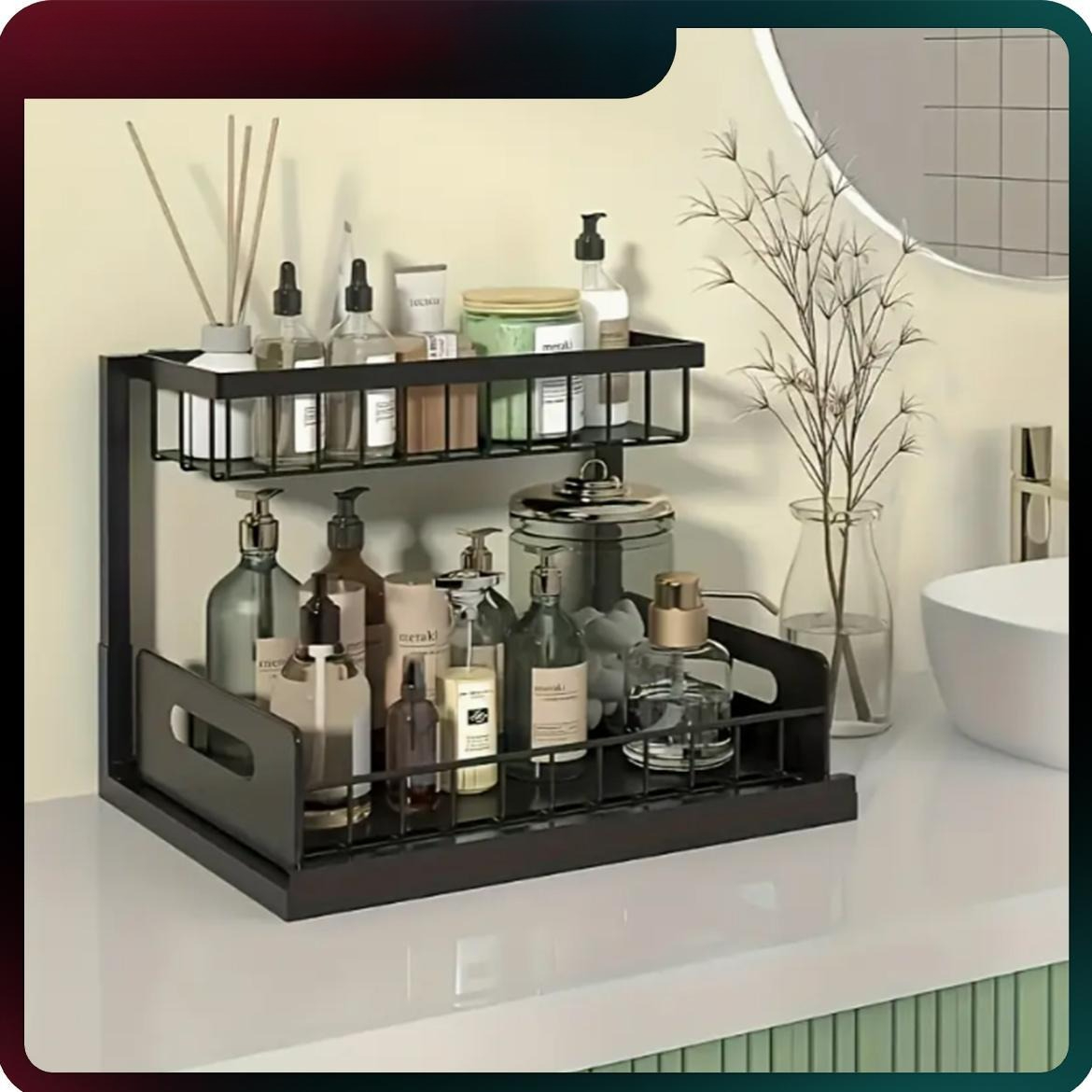 Home Bathroom Organizer - Ağır Hizmet Tipi Çekmeceli Dolap Düzenleyici