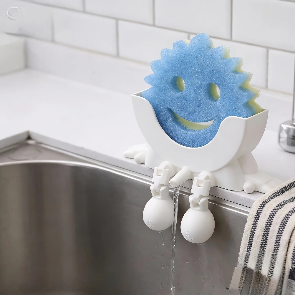 Home Bathroom Organizer - Boşaltılabilir Sabun ve Sünger Tutucu 2'si