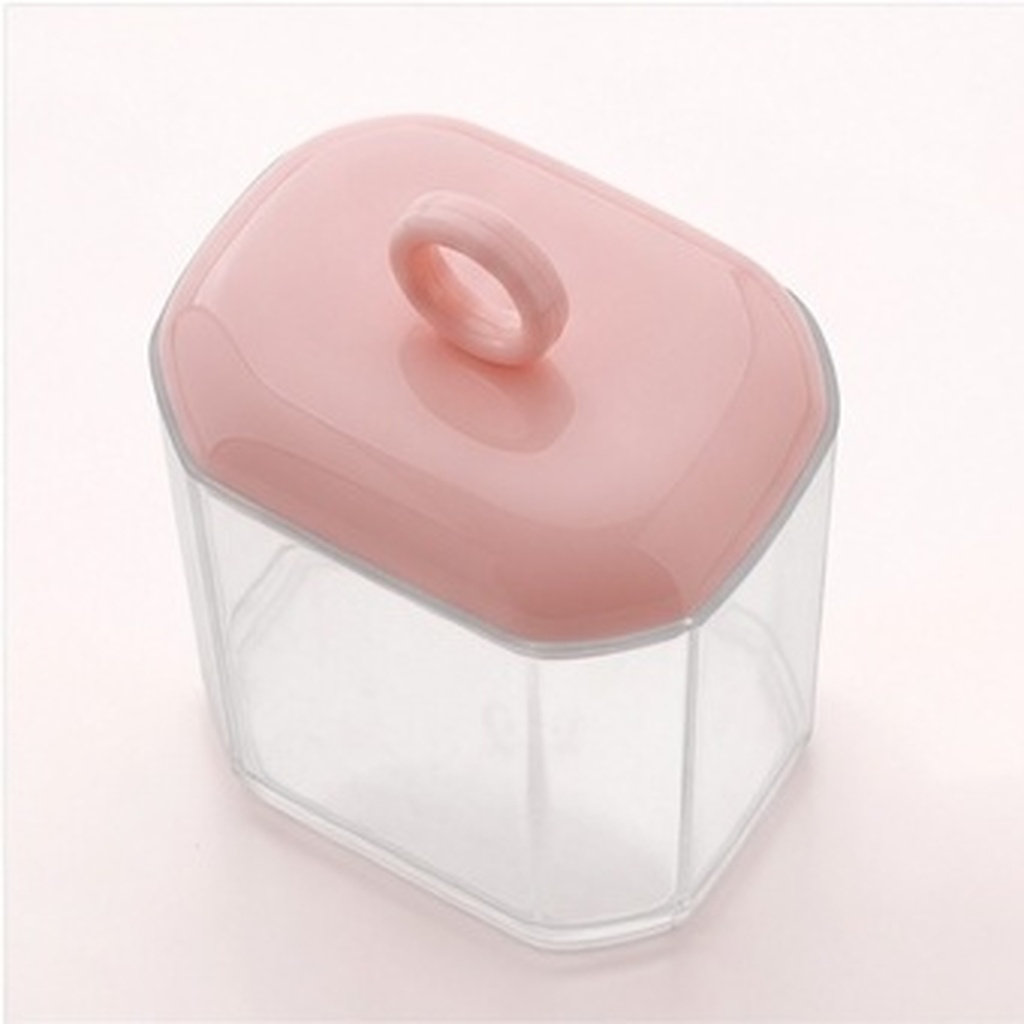 Home Essentials Bathroom Storage - Makyaj Malzemeleri için Kapaklı Şeffaf Makyaj