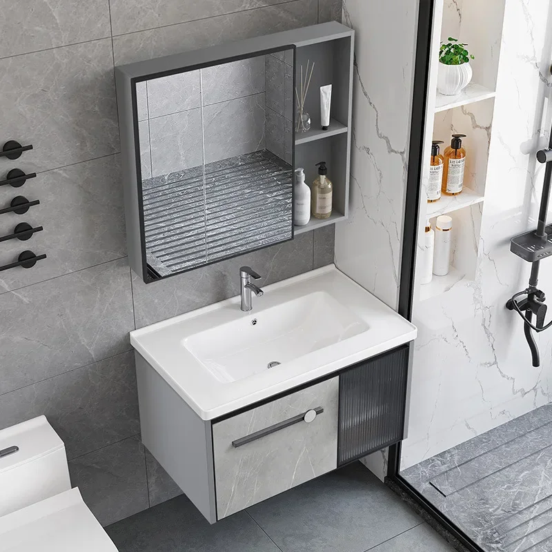 Home Bathroom Vanity Combo - Su geçirmez Banyo Dolabı, Akıllı Aynalı