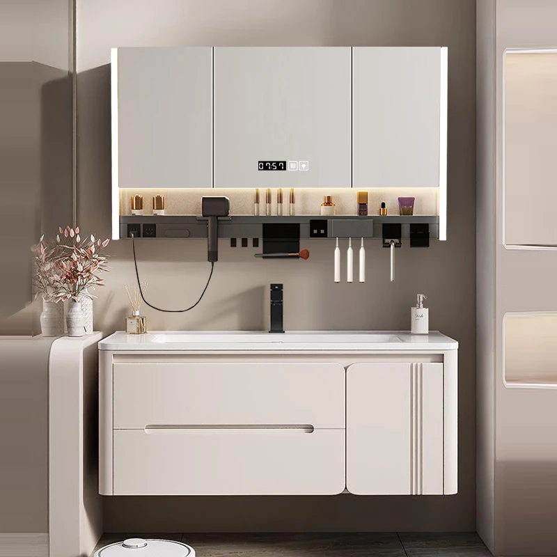 Home Bathroom Vanity Combo - Modern Tuvalet Banyo Dolapları Seramik Lavabo