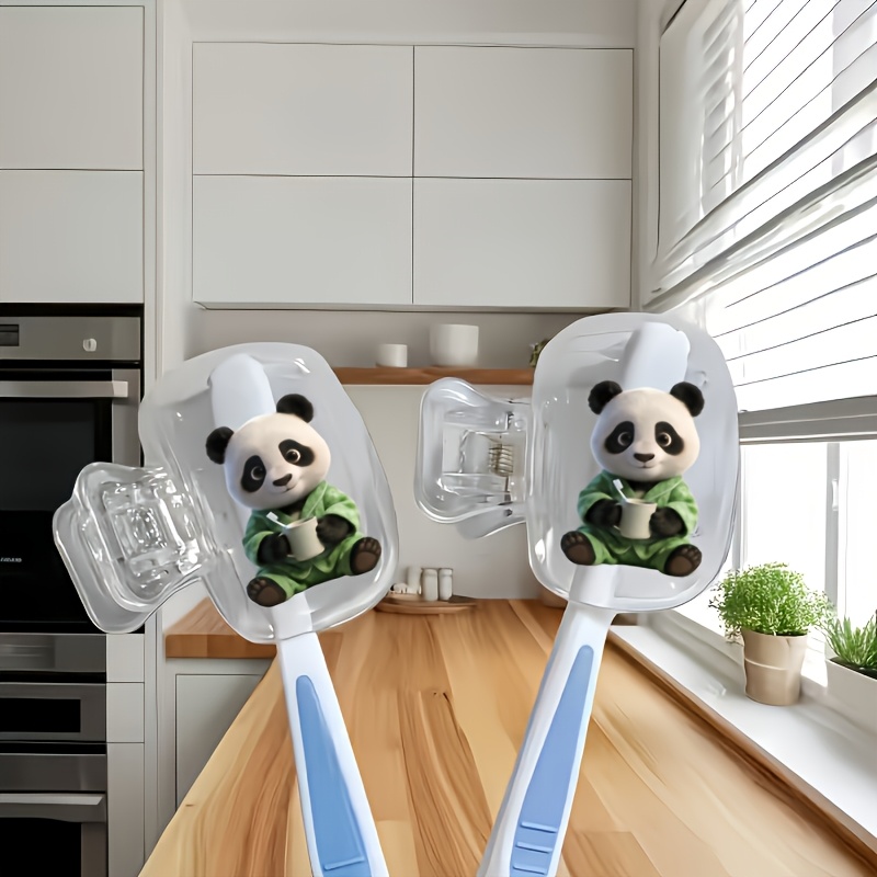 Home Essentials Bathroom Storage - Yeşil Pijamalı Sevimli Panda 2 adet