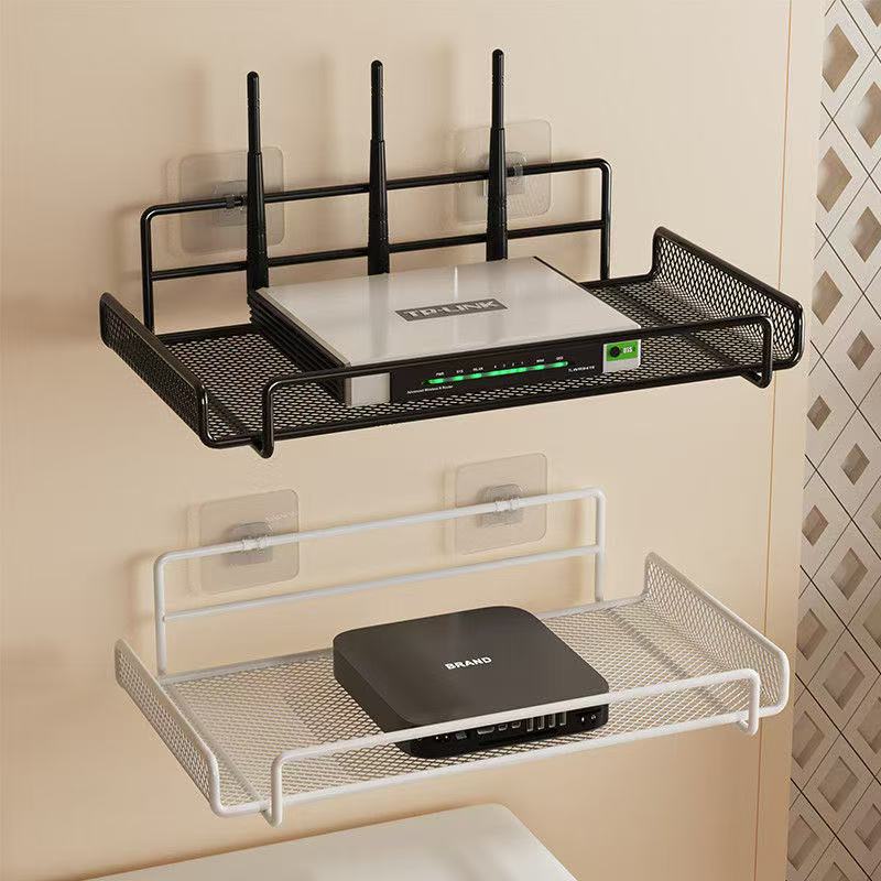 Home Bathroom Organizer - Paslanmaz Çelik Duvara Monte Router Rafı