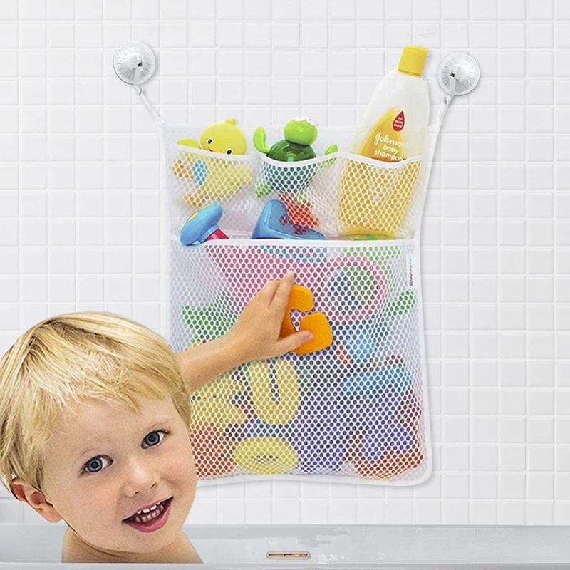 Home Bathroom Organizer - Bebek Duş Banyo Oyuncakları Beyaz Bebek