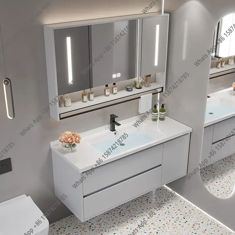 Home Bathroom Vanity Combo - J Vintage Bölmeli Banyo Dolapları Tuvalet