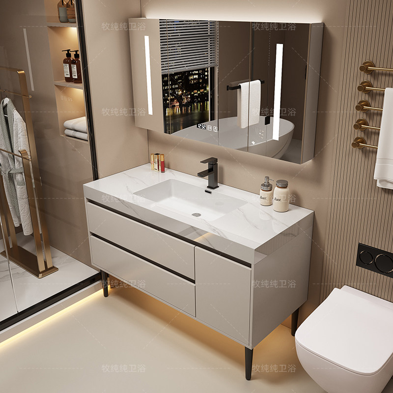 Home Bathroom Vanity Combo - Ayna Üstü Banyo Dolabı Bölmeleri Depolama