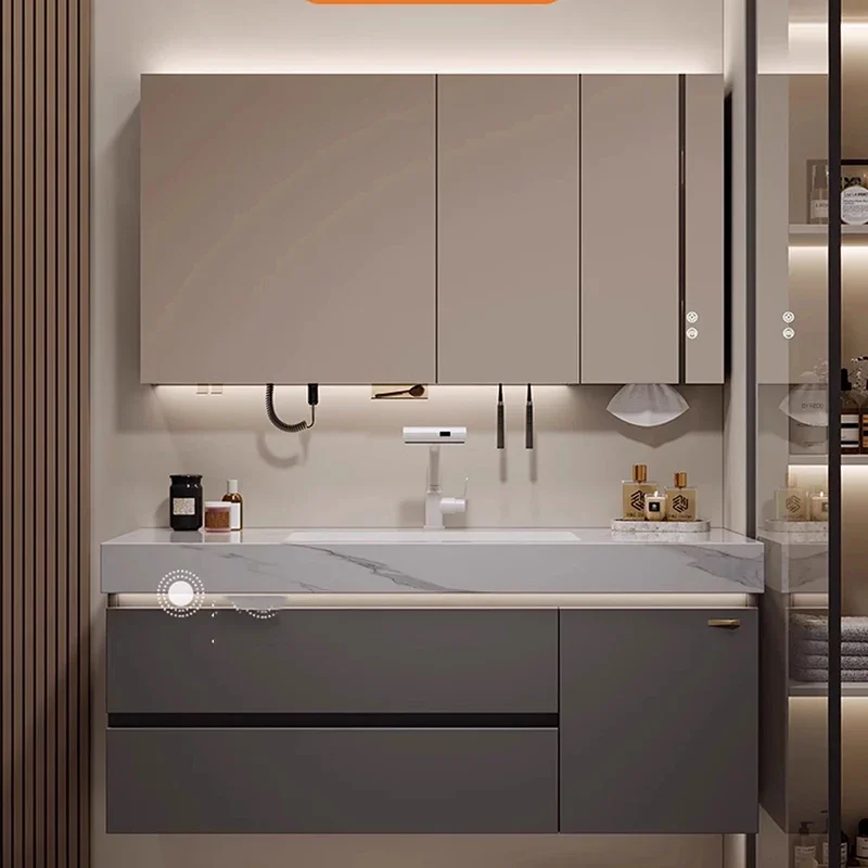 Home Bathroom Vanity Combo - Modern Banyo Aksesuarları, Dolap, Seramik Lavabo,
