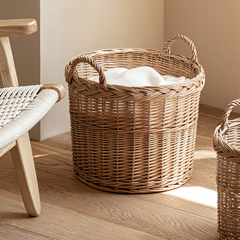 Saplı Hasır Çamaşır Sepeti, Ba - Home Essentials Bathroom Storage incelemesi ve fiyatı