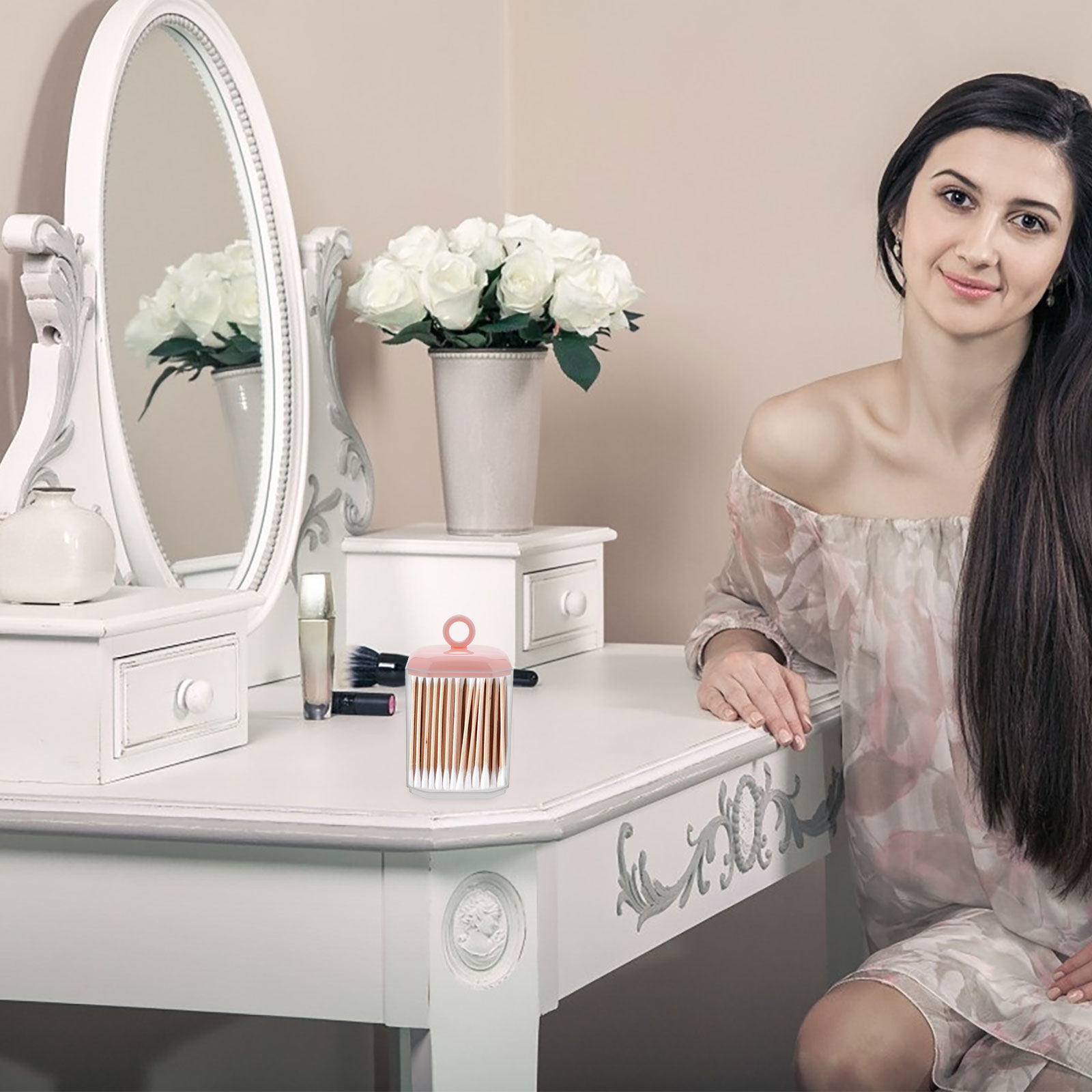 Makyaj Malzemeleri için Kapakl - Home Essentials Bathroom Storage incelemesi ve fiyatı