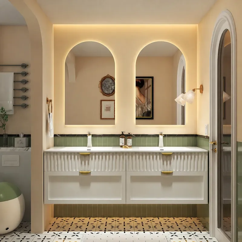 Krem Rengi Banyo Dolabı, Coria - Home Bathroom Vanity Combo incelemesi ve fiyatı