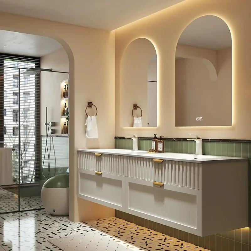 Krem Rengi Banyo Dolabı, Coria - Home Bathroom Vanity Combo incelemesi ve fiyatı