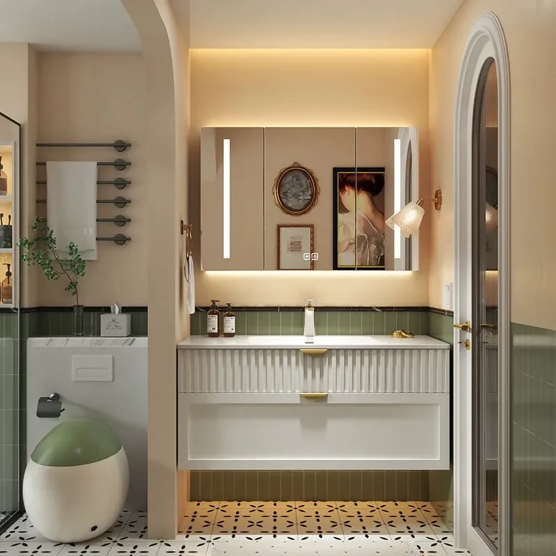 Krem Rengi Banyo Dolabı, Coria - Home Bathroom Vanity Combo incelemesi ve fiyatı