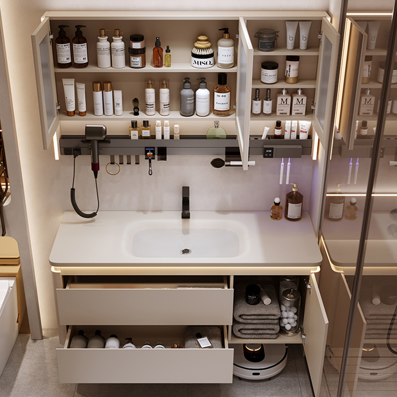 Modern Basit Banyo Dolapları L - Home Bathroom Vanity Combo incelemesi ve fiyatı
