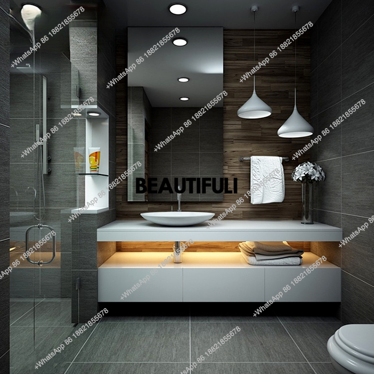 Modern lüks özel yapım otel ev - Home Bathroom Vanity Combo incelemesi ve fiyatı