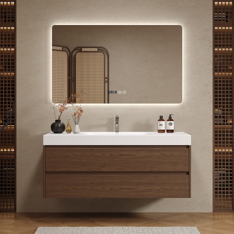 Ahşap Bölmeler Banyo Dolabı Lü - Home Bathroom Vanity Combo incelemesi ve fiyatı