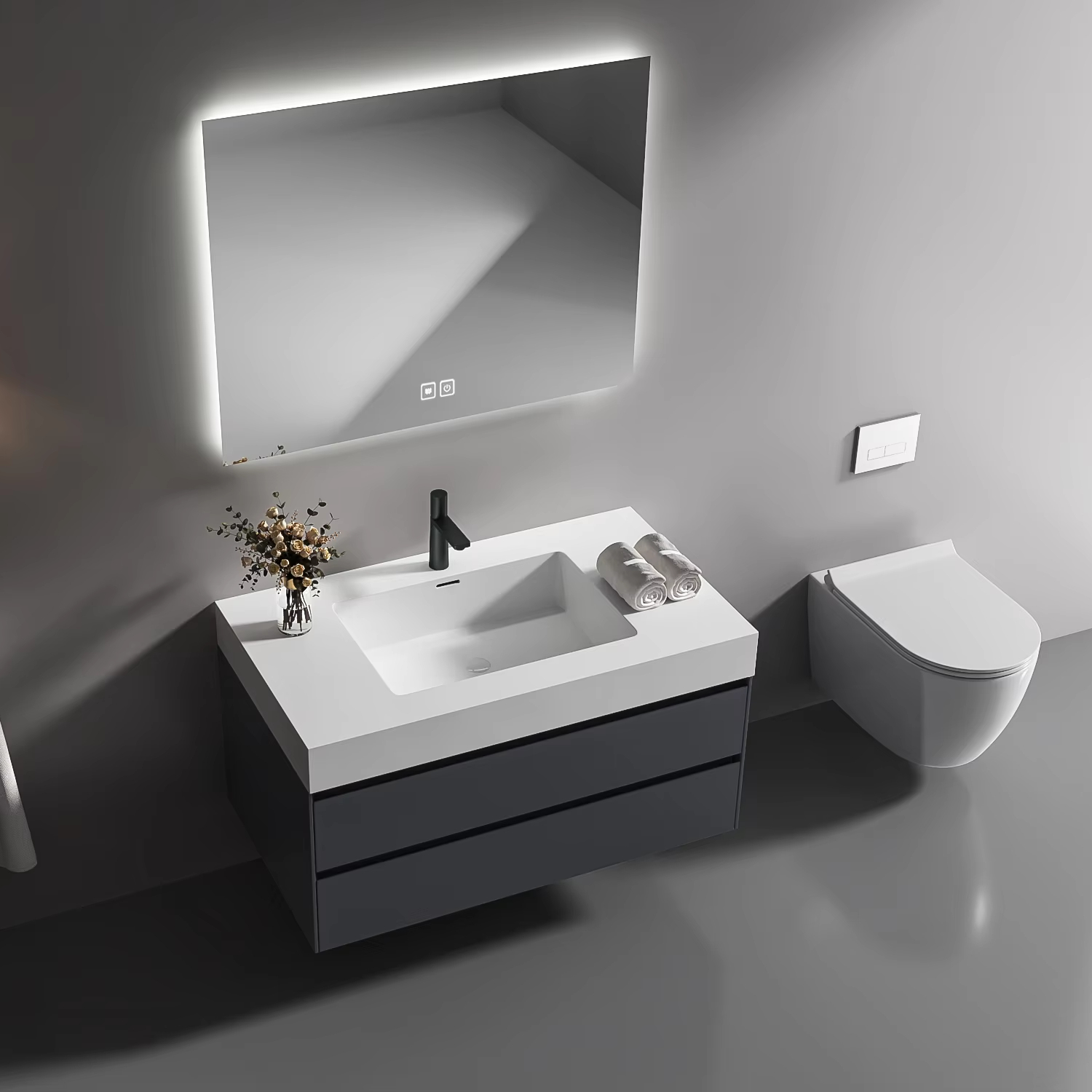 Modern Lüks Duvara Monte Banyo - Home Bathroom Trends incelemesi ve fiyatı