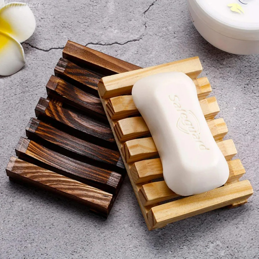Doğal Bambu Sabunluk, Ahşap Dr - Home Essentials Bathroom Storage incelemesi ve fiyatı