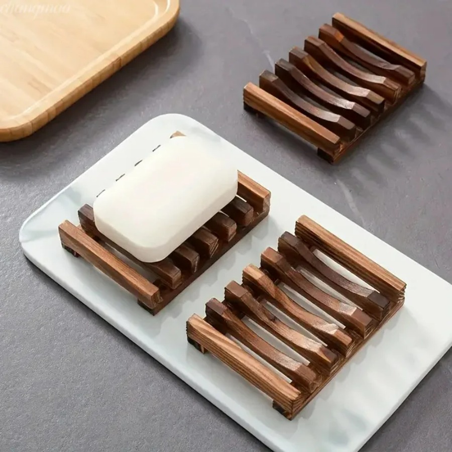 Doğal Bambu Sabunluk, Ahşap Dr - Home Essentials Bathroom Storage incelemesi ve fiyatı