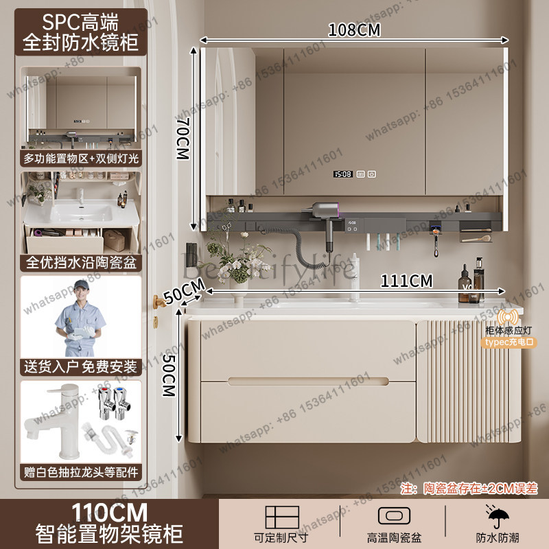 LJYLuxury Modern Banyo Dolabı  - Home Bathroom Vanity Combo incelemesi ve fiyatı