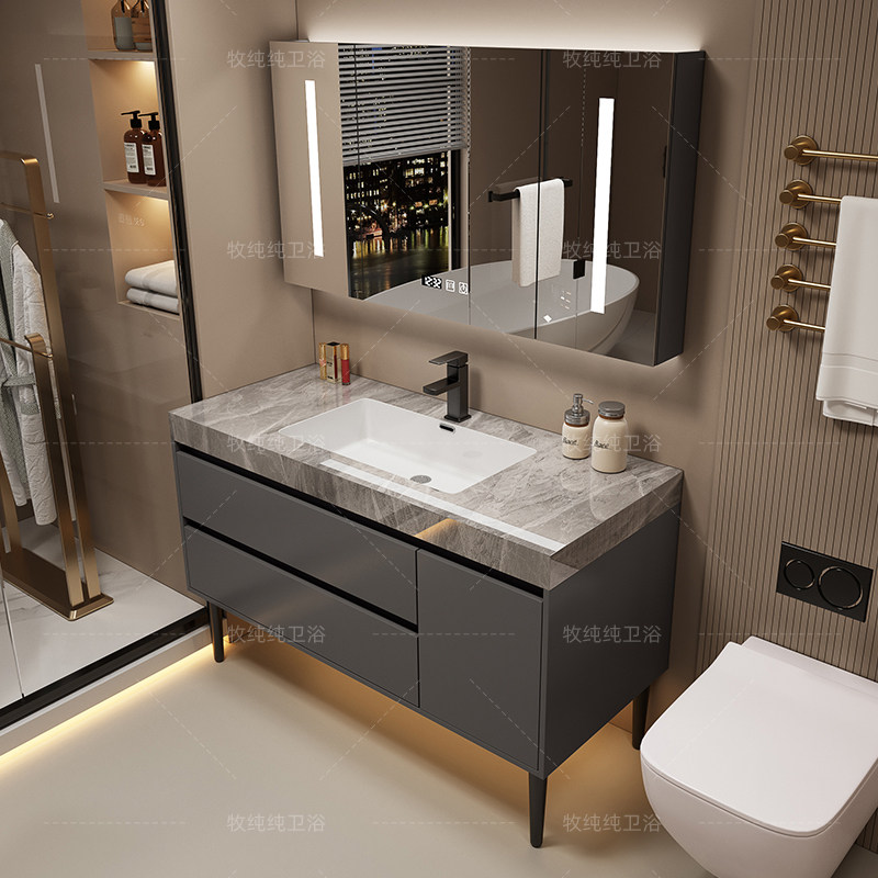 Ayna Üstü Banyo Dolabı Bölmele - Home Bathroom Vanity Combo incelemesi ve fiyatı